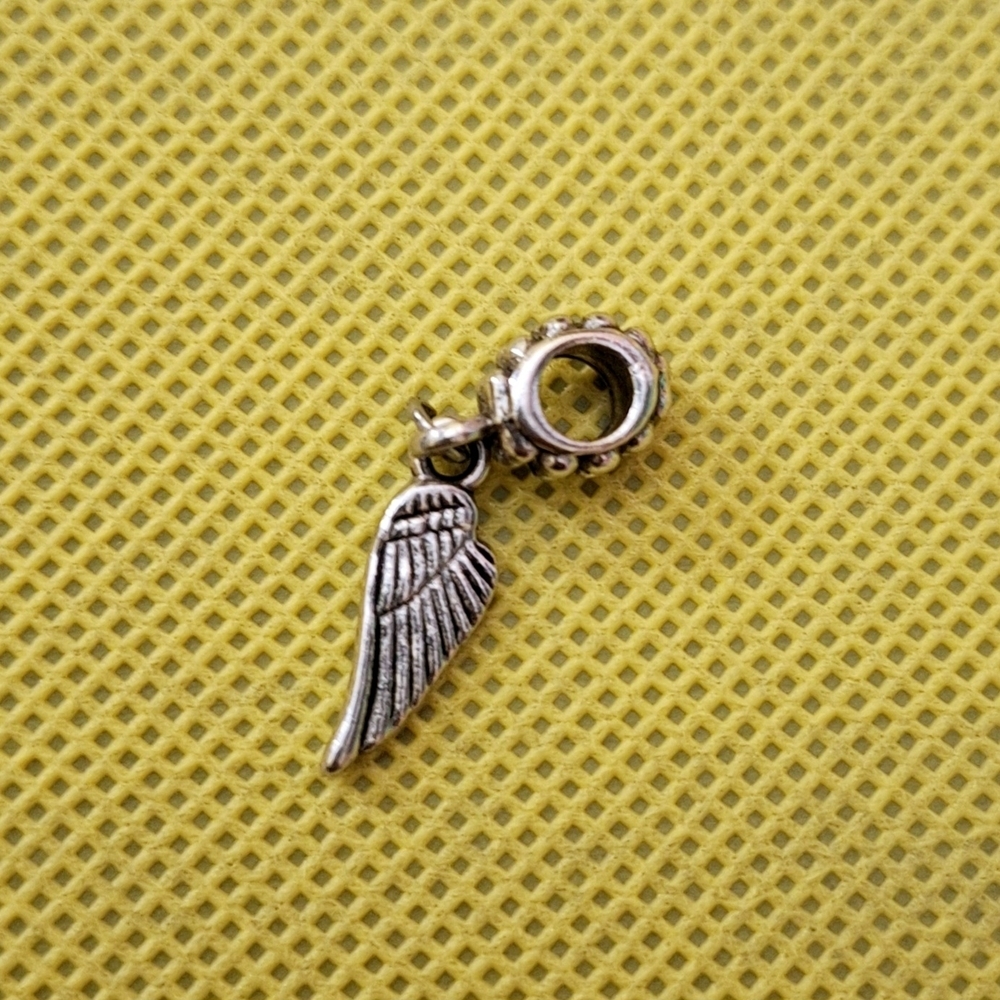 ANGEL WING CHARM FOR BRACELETS OR NECKLACES